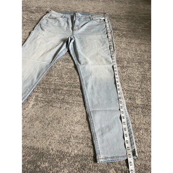 Old Navy Womens 18 Tall Jeans Pants Blue Light Wash Super Skinny Ankle NWT P6 - Picture 5 of 12